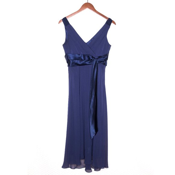 FINAL DAYS $5 Evan Picone Navy Blue Party Dress - CLOSET CLOSING - Picture 2 of 7